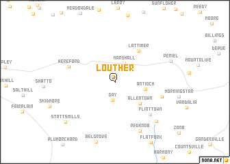 map of Louther