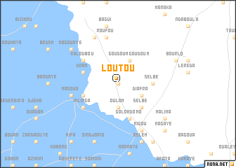 map of Loutou