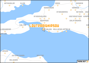 map of Loutrá Aidhipsoú