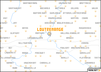 map of Loutremange