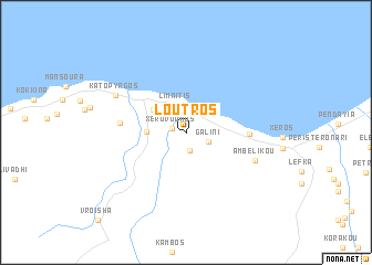 map of Loutros