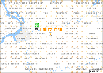 map of Lou-tzu-ts\