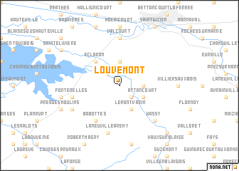 map of Louvemont