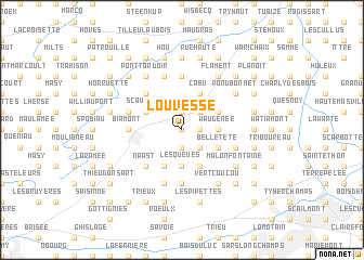 map of Louvesse