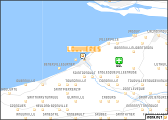 map of Louvières