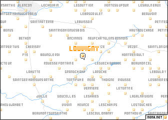 map of Louvigny
