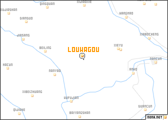 map of Louwagou