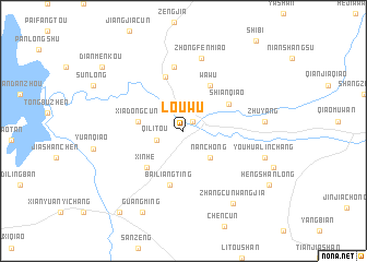 map of Louwu