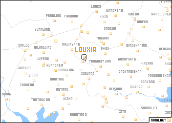 map of Louxia