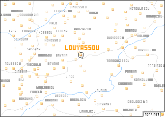 map of Louyassou