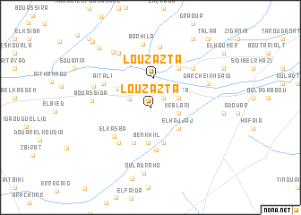 map of Louzazta