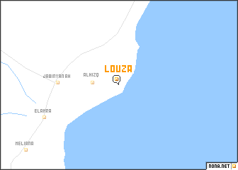map of Louza
