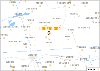 map of Louzhuang