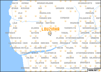 map of Louzinha