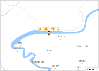 map of Louziying