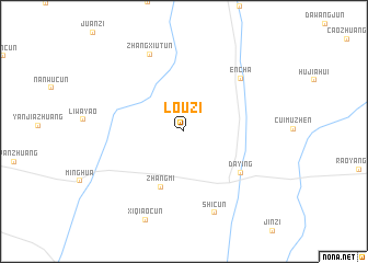 map of Louzi