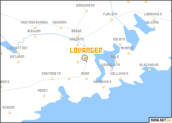 map of Lövånger