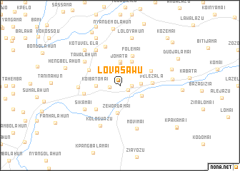 map of Lovasawu