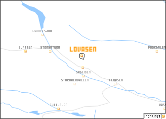 map of Lövåsen