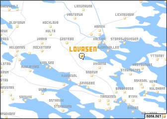 map of Lövåsen