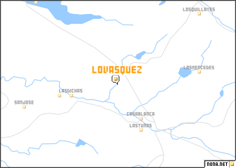 map of Lo Vásquez