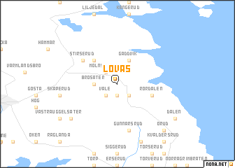 map of Lövås