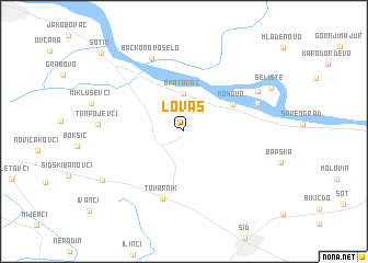 map of Lovas