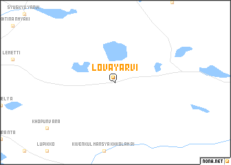 map of Lovayarvi