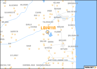 map of Lövǝyin