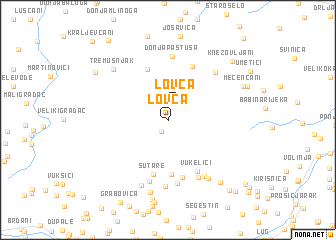 map of Lovča