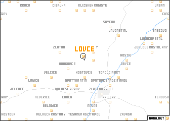 map of Lovce