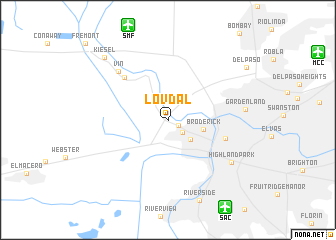 map of Lovdal