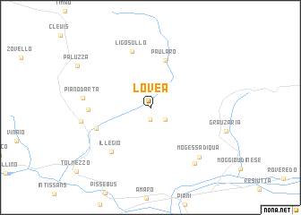 map of Lovea