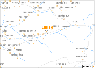 map of Loveh