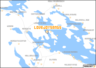 map of Lovejoy Sands