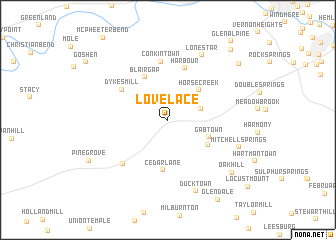 map of Lovelace