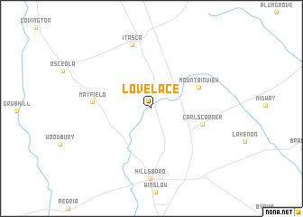 map of Lovelace