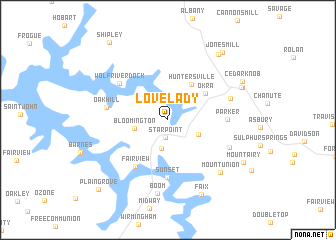 map of Love Lady