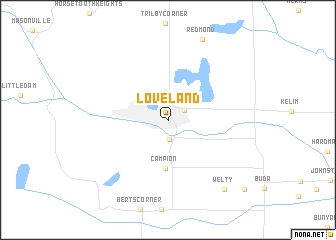 map of Loveland