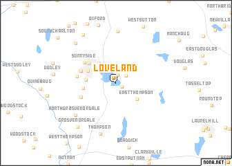 map of Loveland