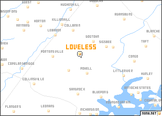 map of Loveless