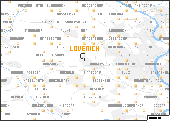 map of Lövenich