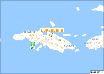 map of Lovenlund