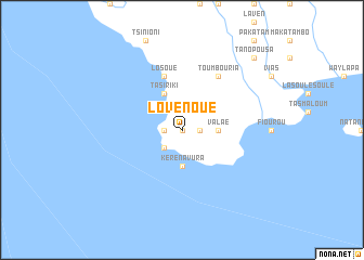 map of Lovénoué