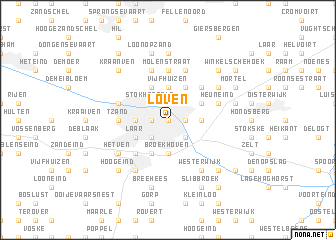 map of Loven