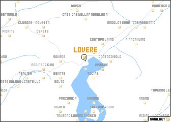 map of Lovere