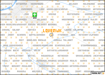 map of Loverijk