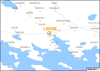 map of Lovisa