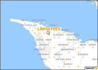 map of Lovisefred