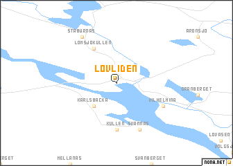 map of Lövliden